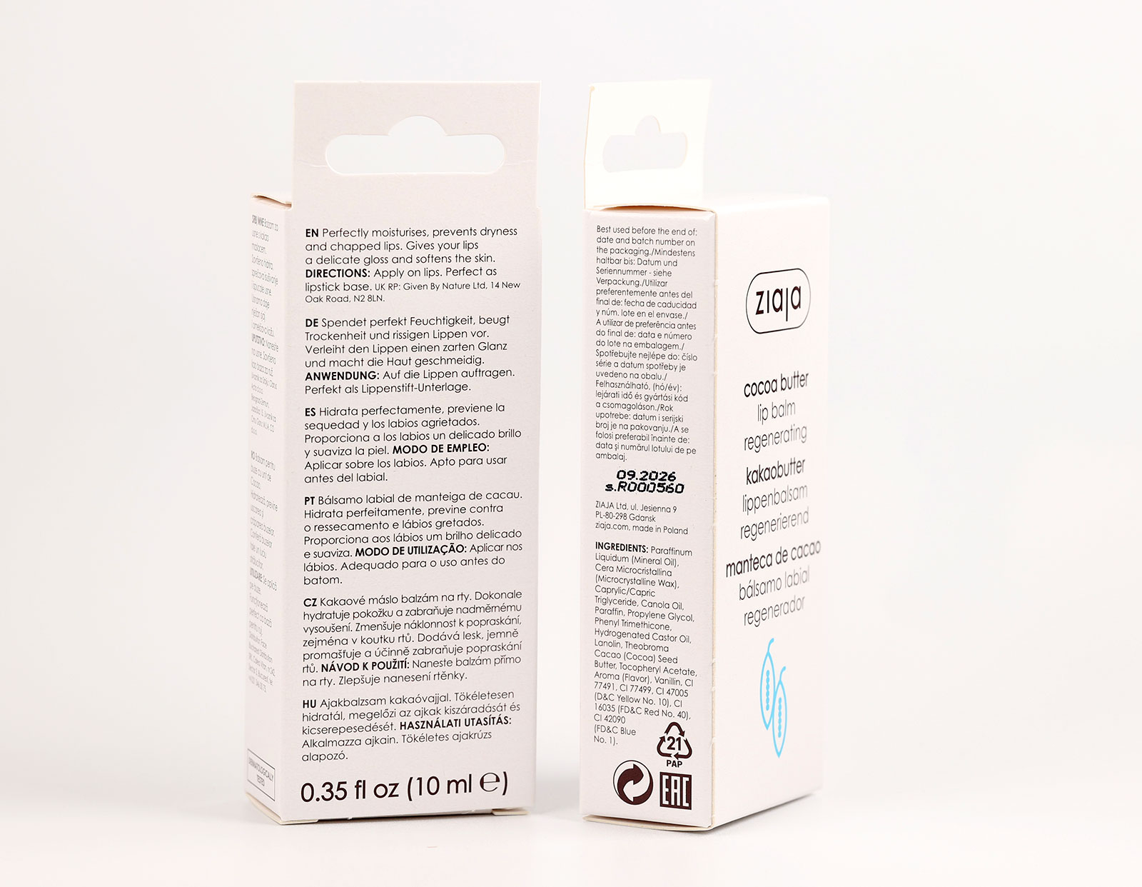 Manteca de Cacao bálsamo labial · detalle 2