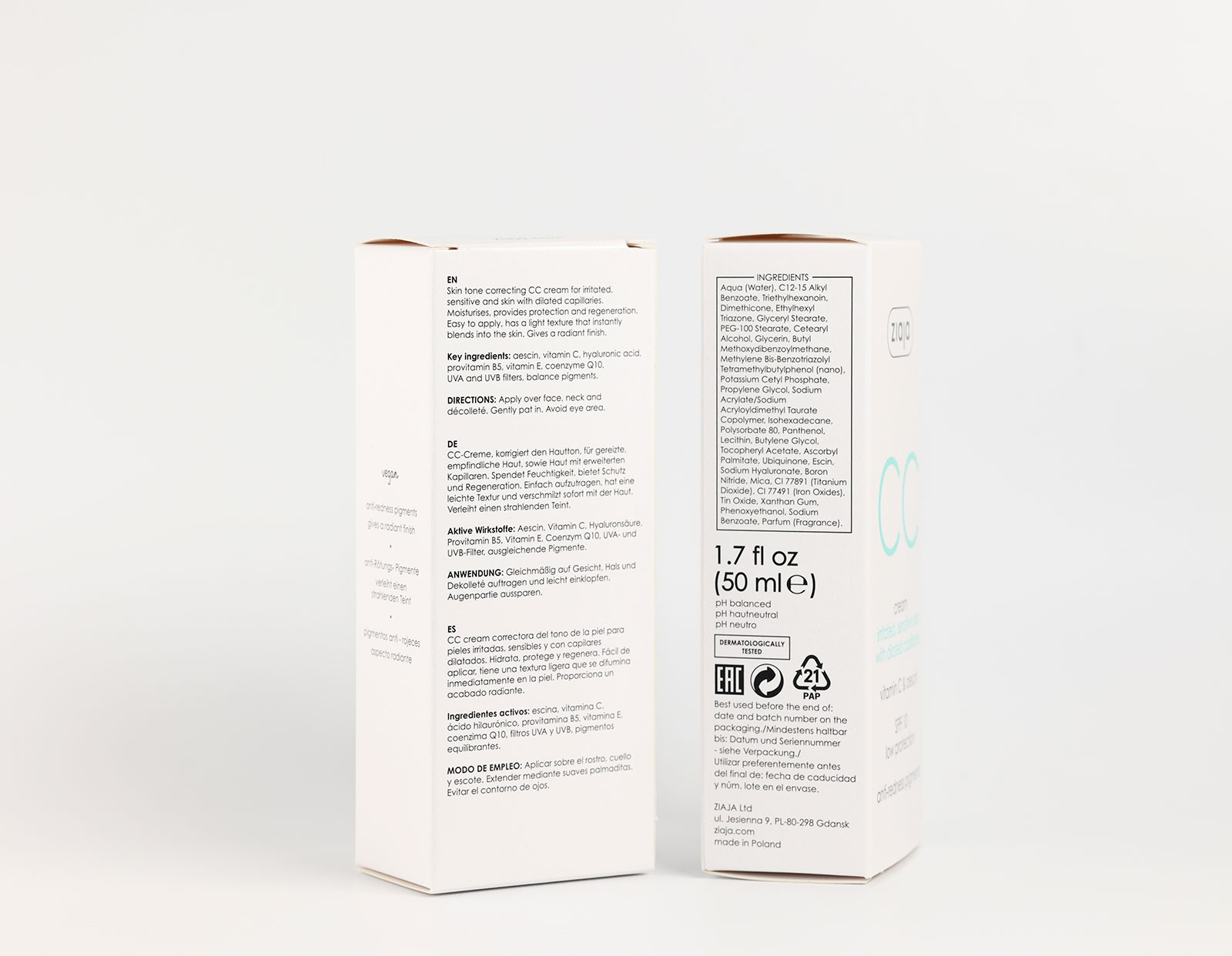 CC Cream Correctora Piel irritada y Sensible · detalle 1