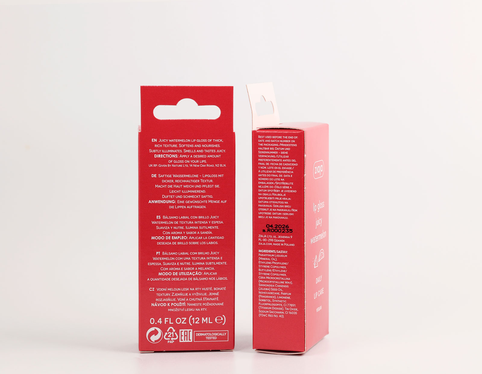 Balsamo Labial con Brillo · detalle 2
