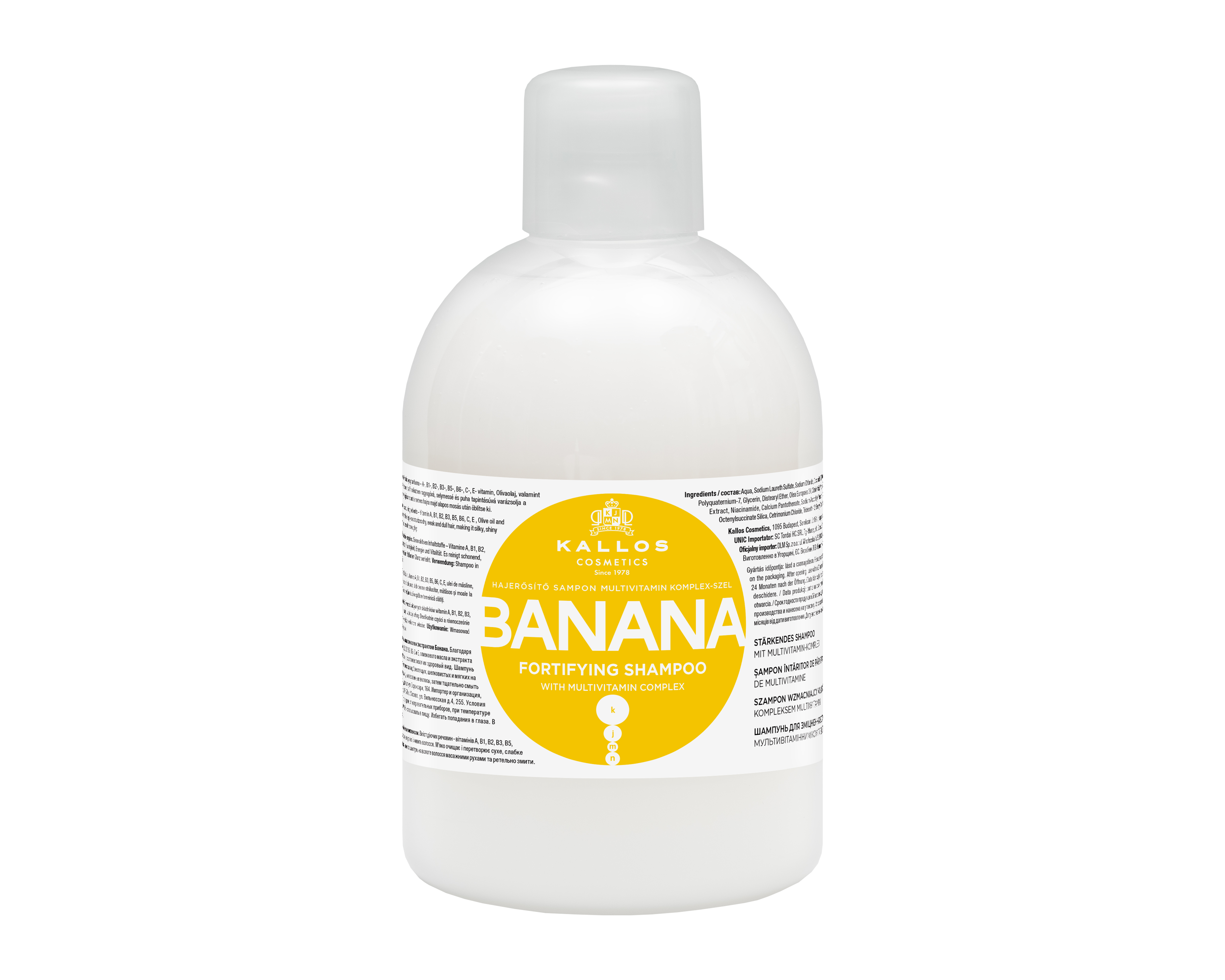 Kallos Cosmetics Champú con Extracto de Plátano