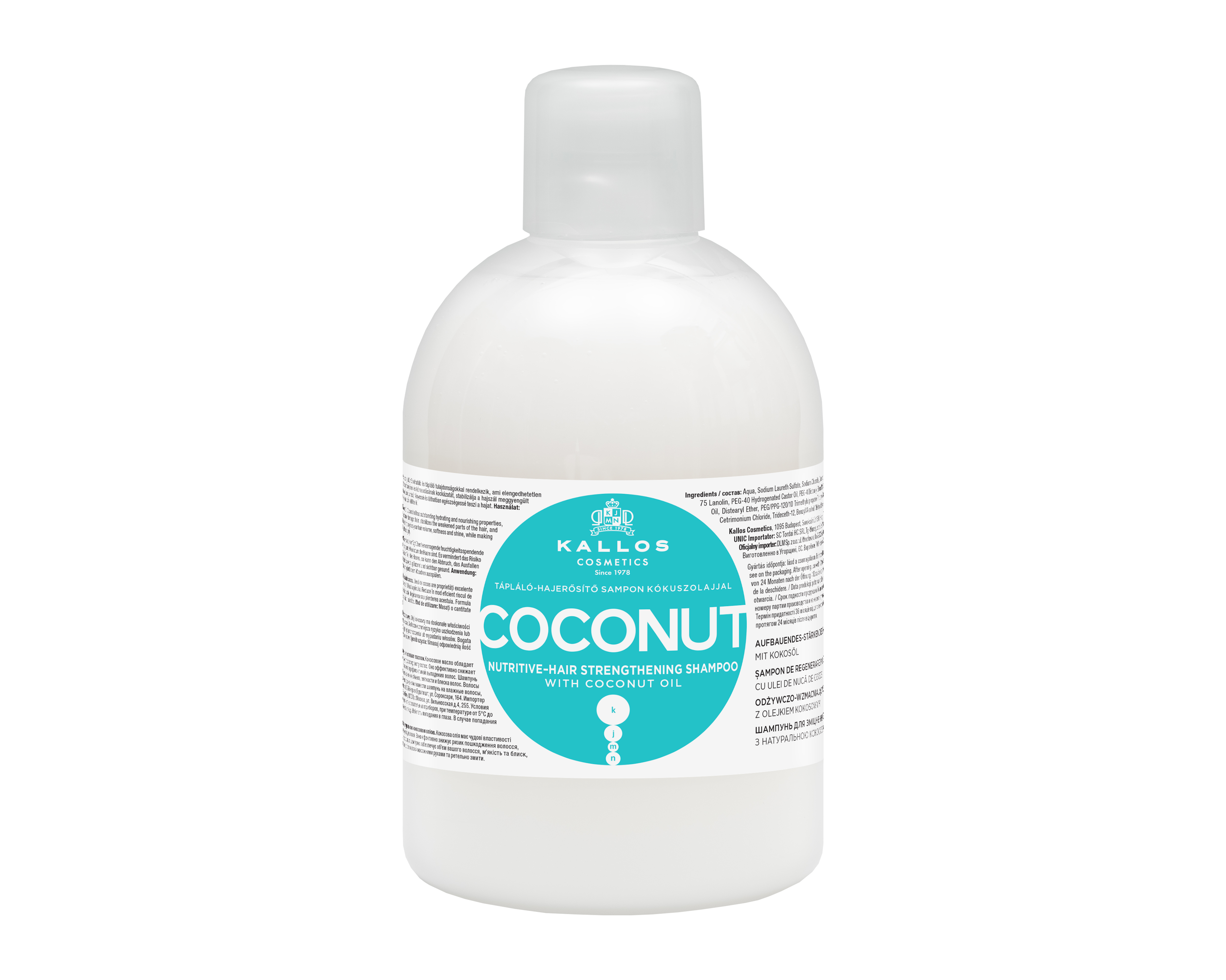 Kallos Cosmetics Champú con Aceite de Coco