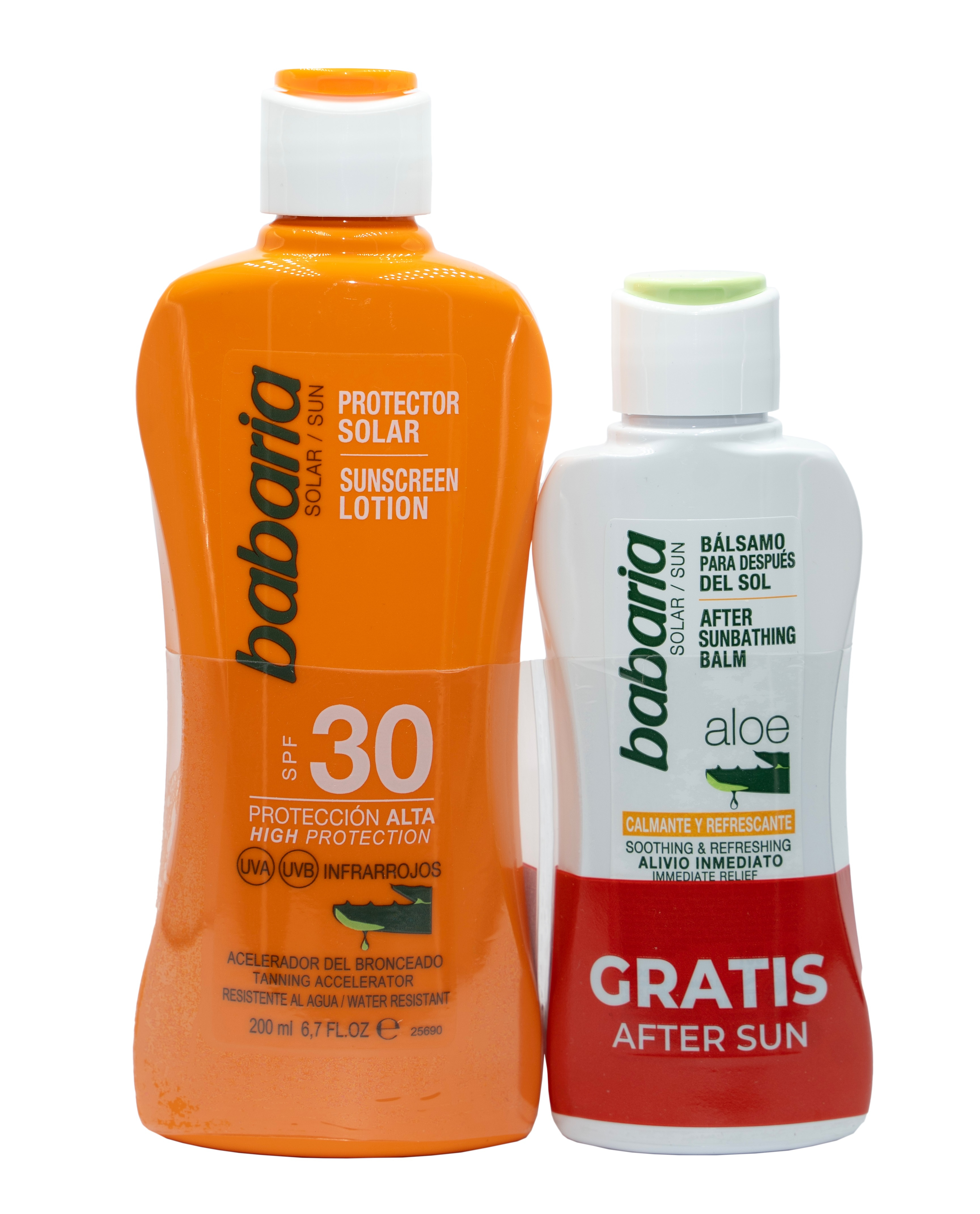 Babaria Pack Leche Protectora Solar SPF30 + Aftersun