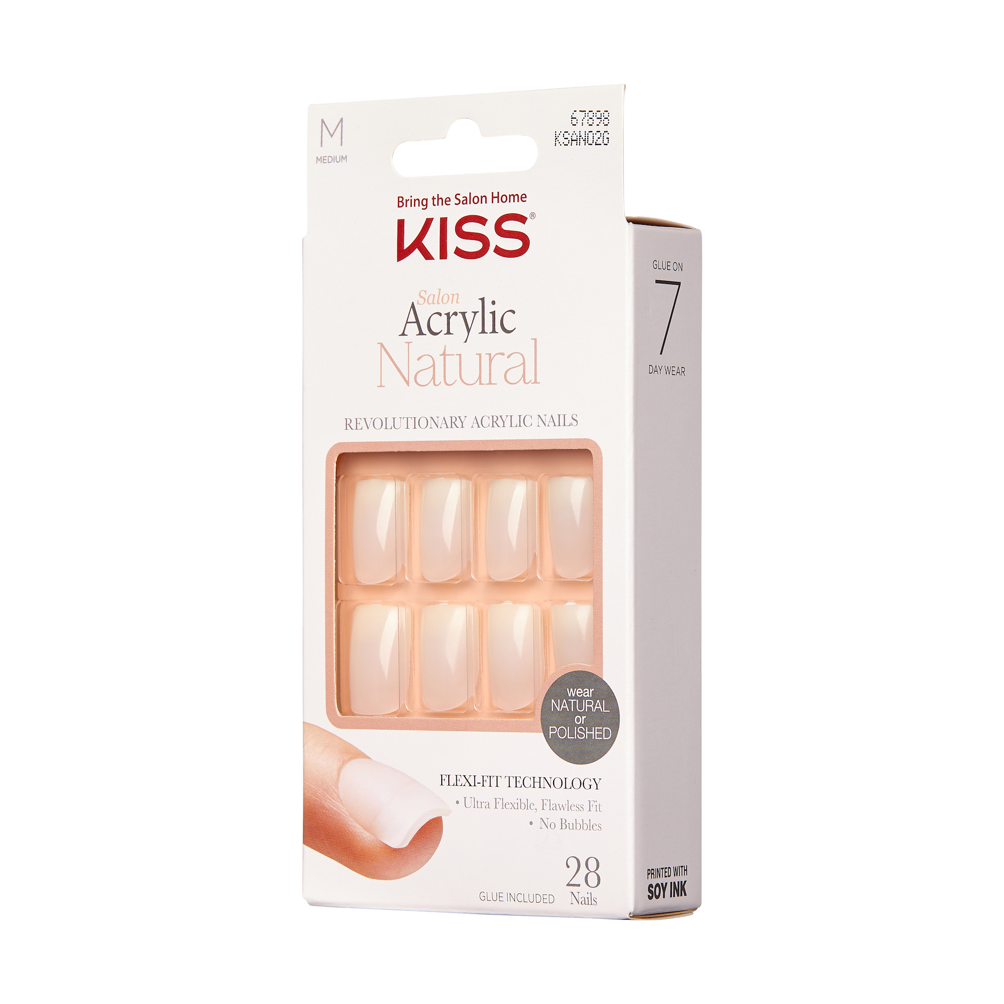 Salon Acrylic Natural Uñas Postizas · detalle 2