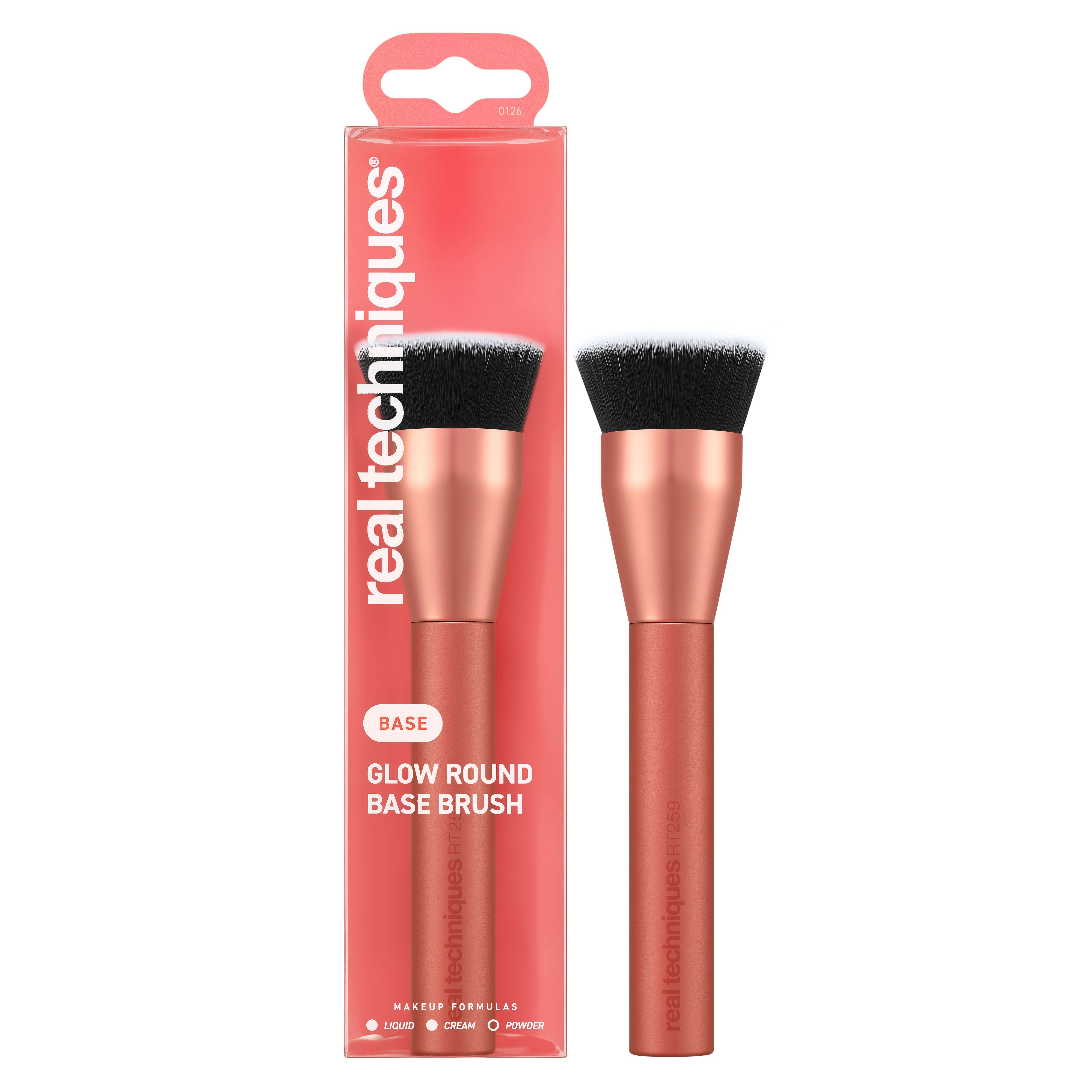 Glow Brocha de Maquillaje Base Redonda · detalle 2