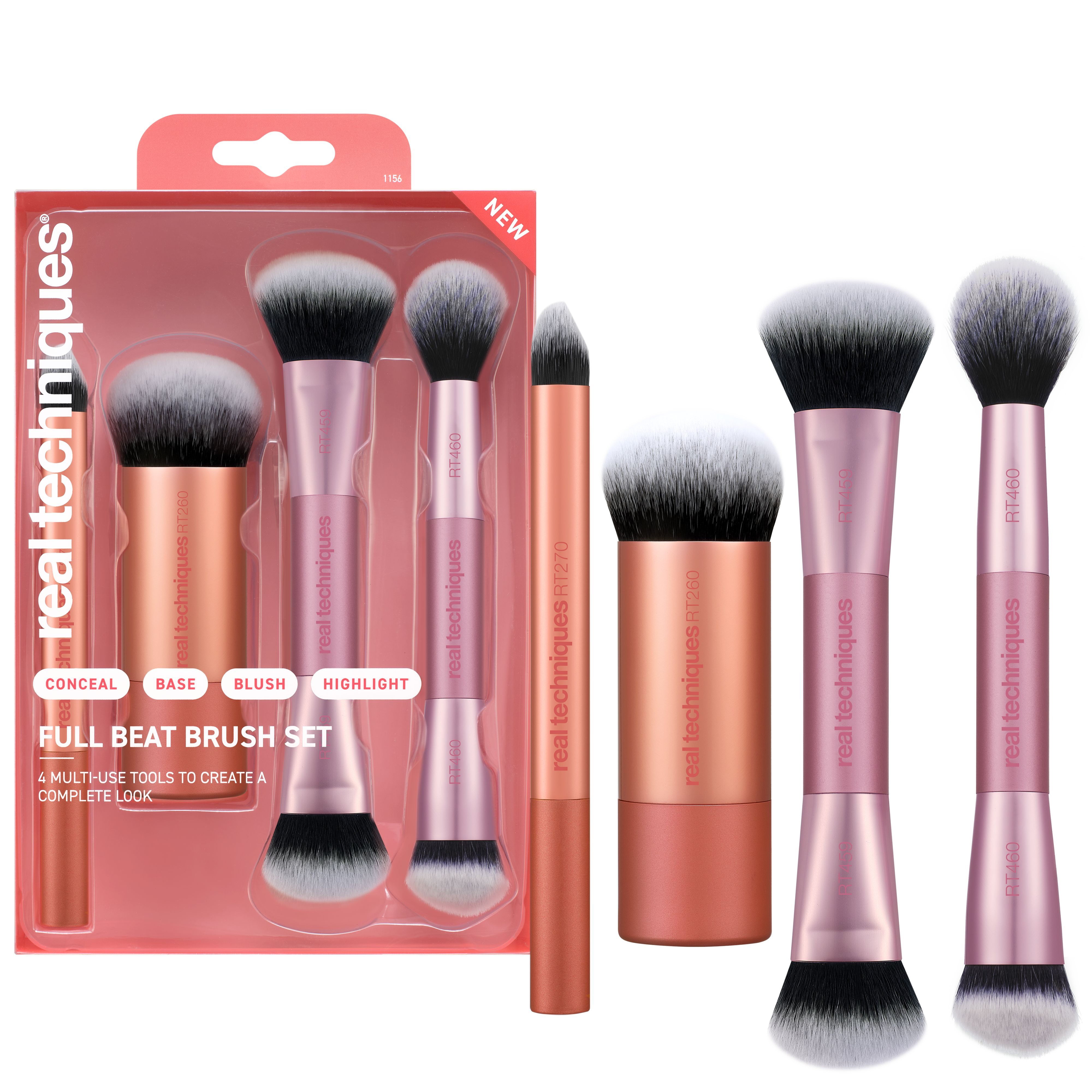 Full Beat Brush Set de 4 Brochas de Maquillaje · detalle 2