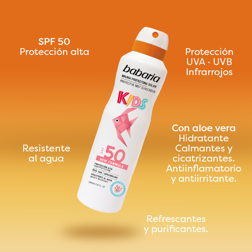 Bruma Protector Solar Infantil SPF 50 · detalle 2