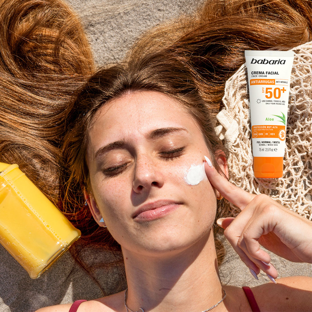 Crema Facial Solar con Aloe Vera SPF 50+ · detalle 1