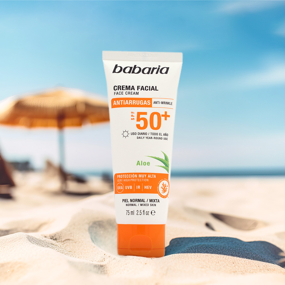 Crema Facial Solar con Aloe Vera SPF 50+ · detalle 2