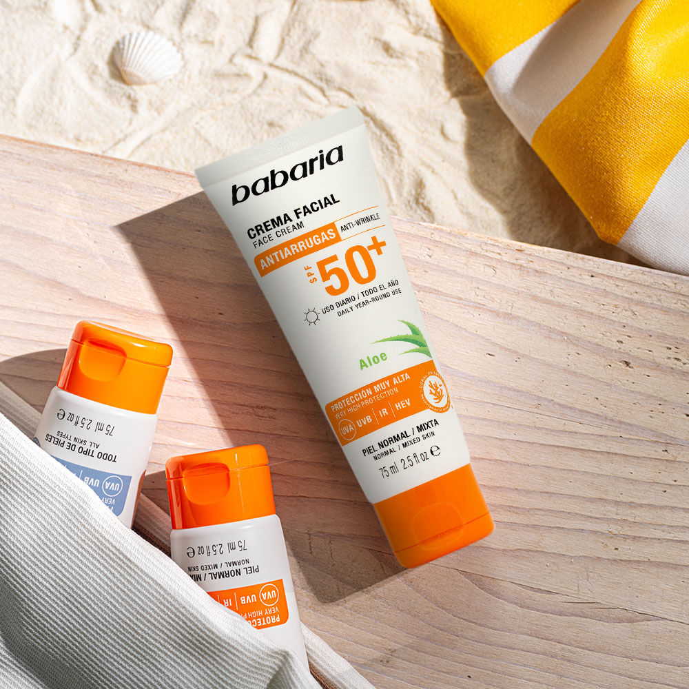 Crema Facial Solar con Aloe Vera SPF 50+ · detalle 4