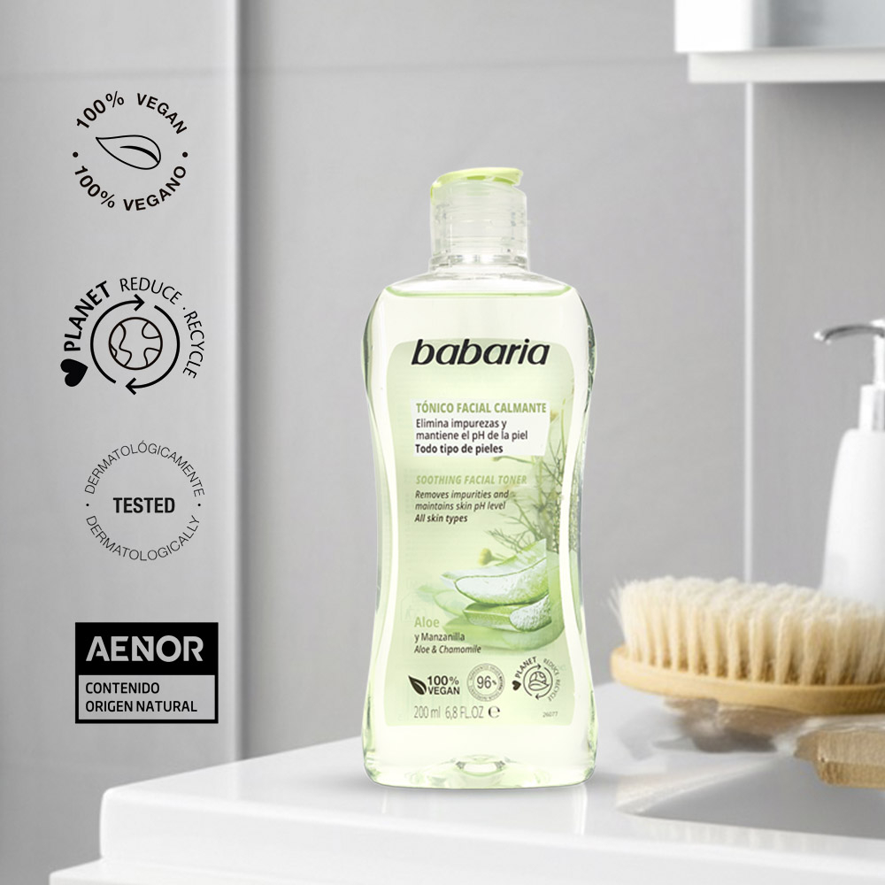 Tónico Facial Calmante Aloe y Manzanilla · detalle 2