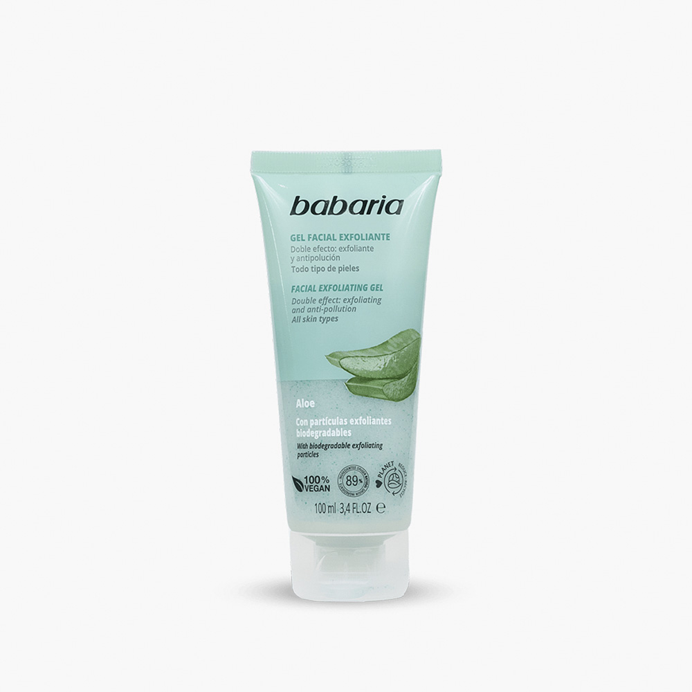 Babaria Gel Facial Exfoliante Aloe