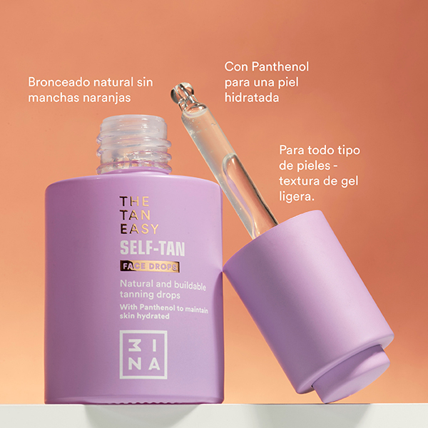 3INA The Tan Easy Self Tan Face Drops Bronceador Facial