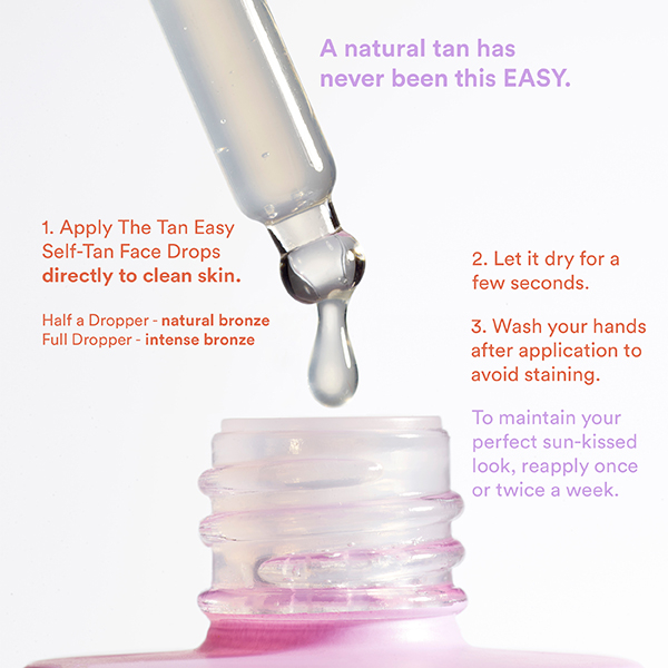 The Tan Easy Self Tan Face Drops Bronceador Facial · detalle 4