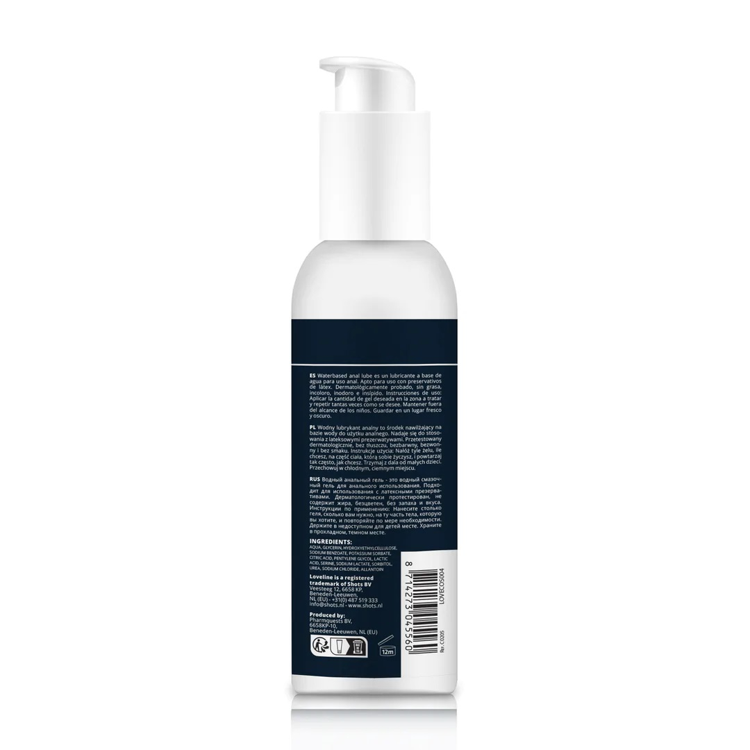 Shots Loveline by Shots Lubricante Anal a Base de Agua