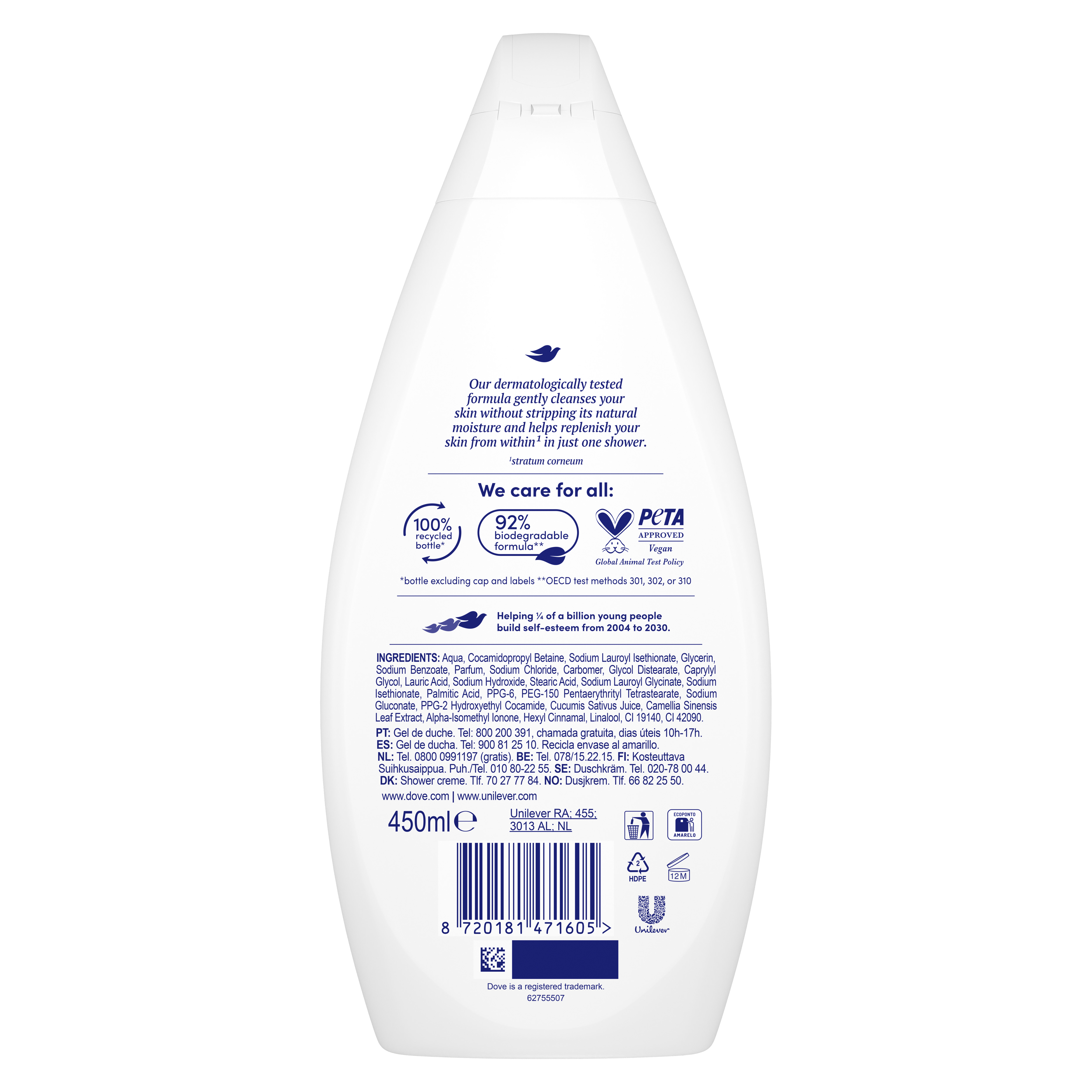 Gel de Ducha Cuidado Fresco Limpieza Delicada · detalle 1