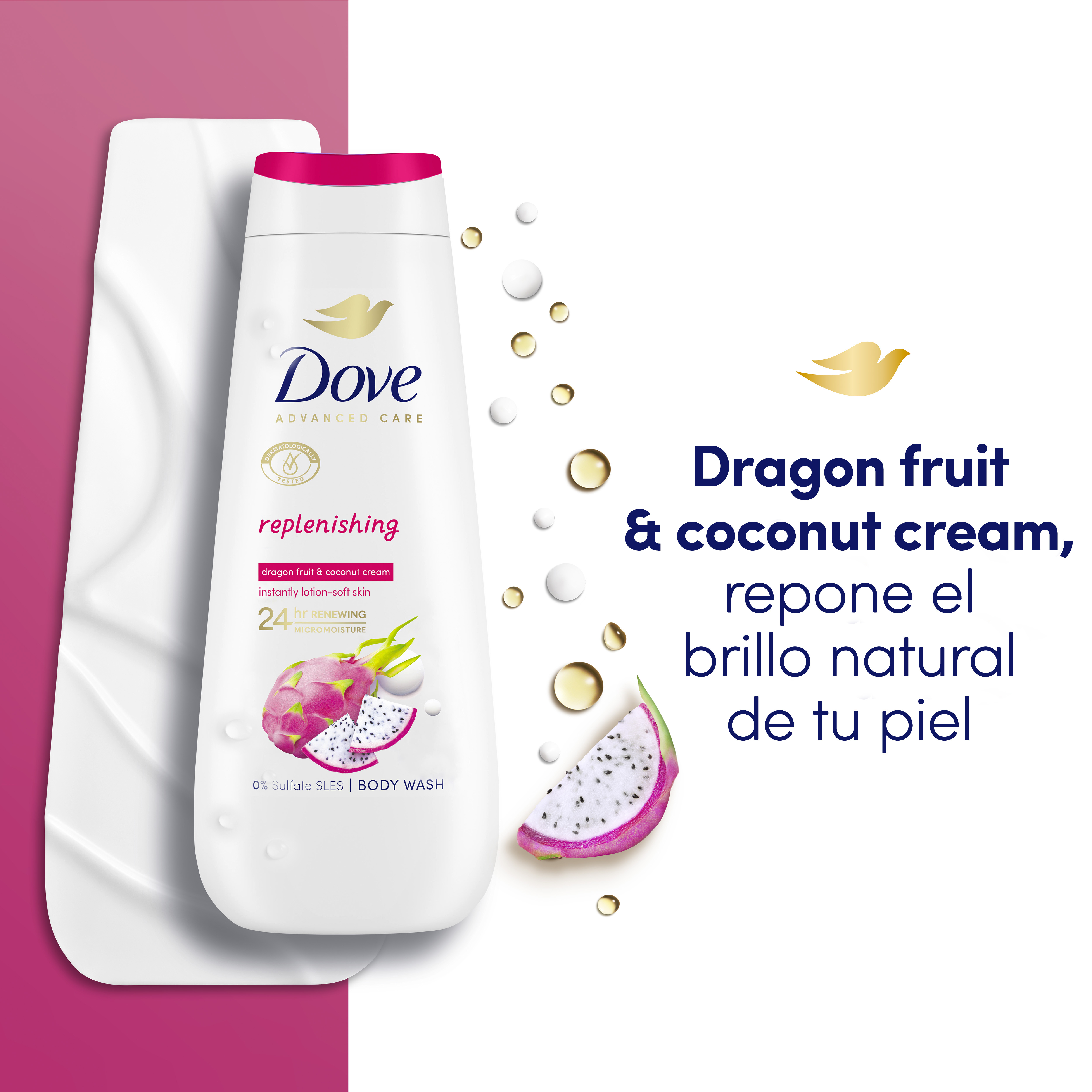 Advanced Care Gel de Ducha Nutritivo Fruta del Dragón y Coco · detalle 4
