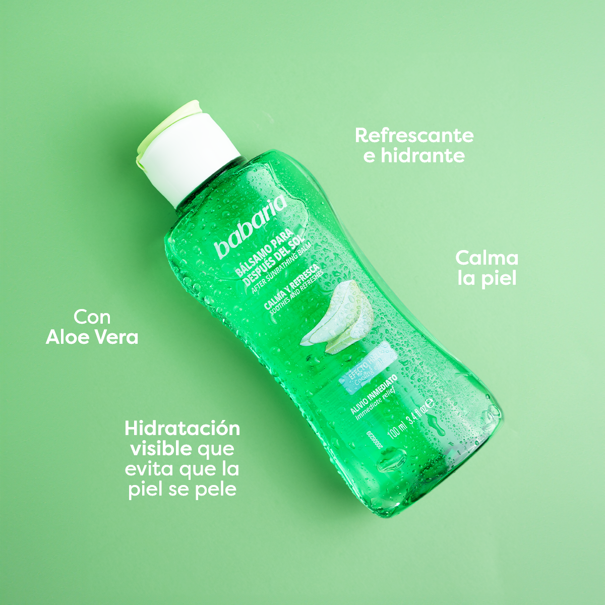 Bálsamo After Sun Efecto Hielo Aloe Vera · detalle 2