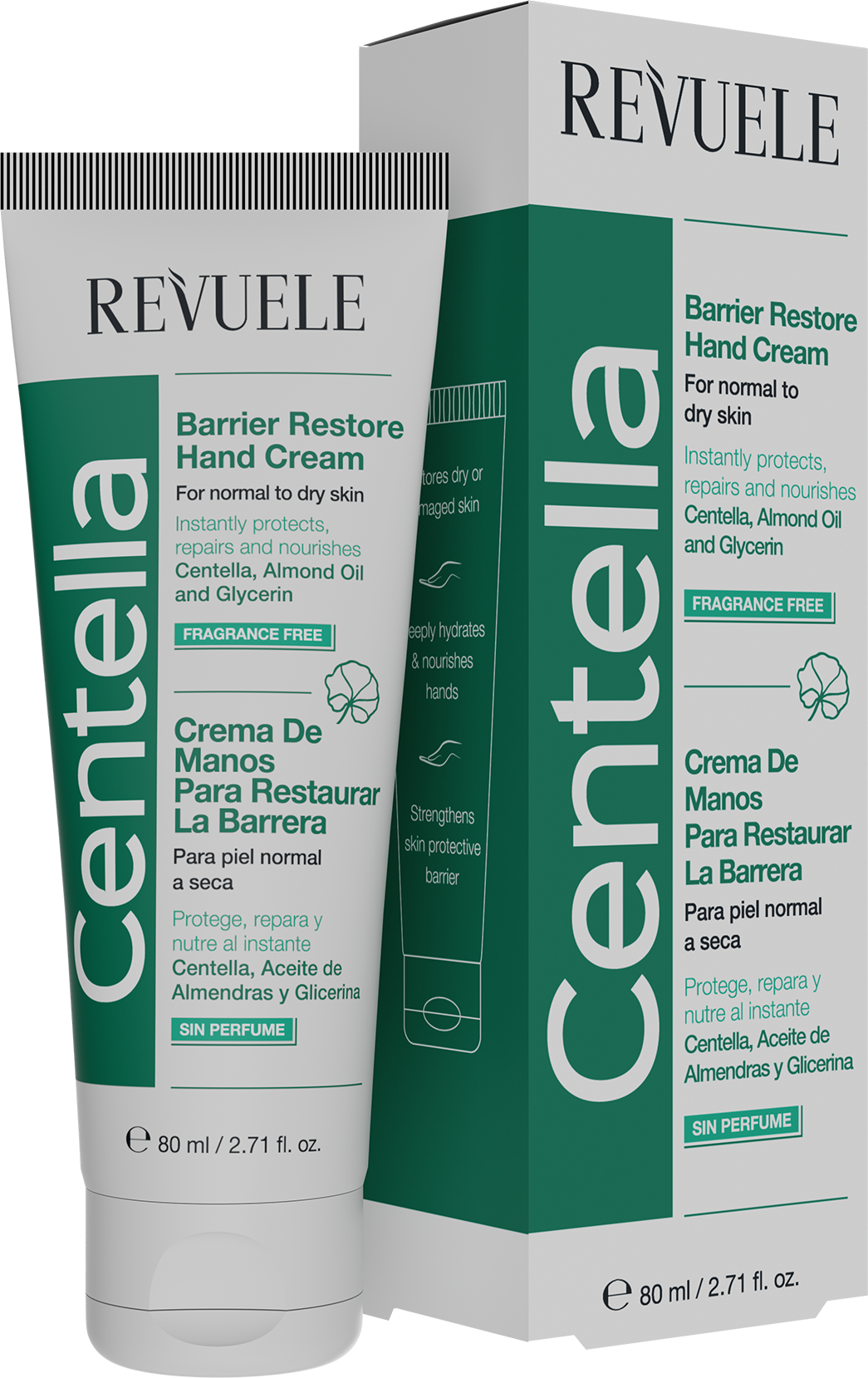 Centella Crema de Manos para Restaurar la Barrera · detalle 1
