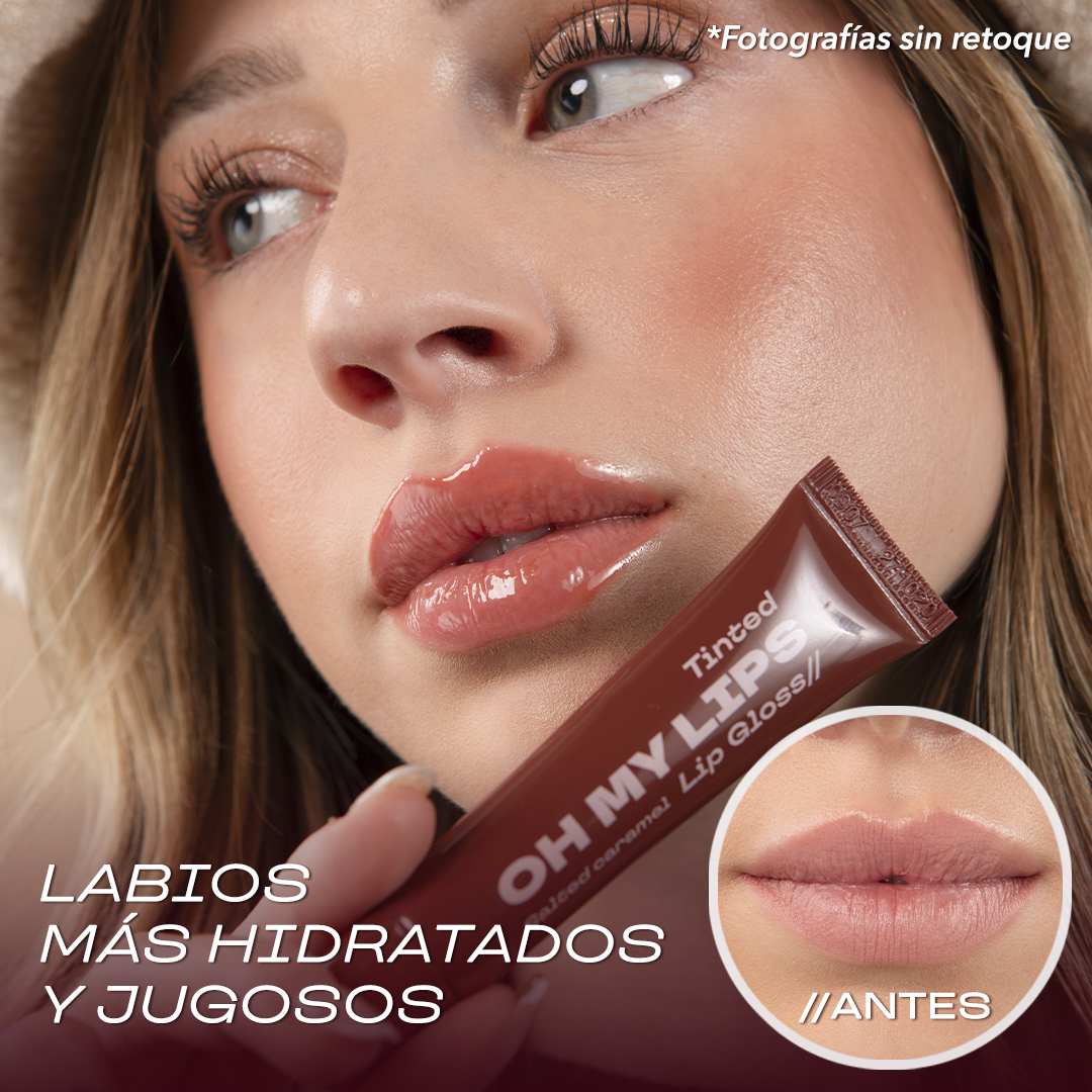 Oh My Lips Tinted Lip Gloss Salted Caramel · detalle 1