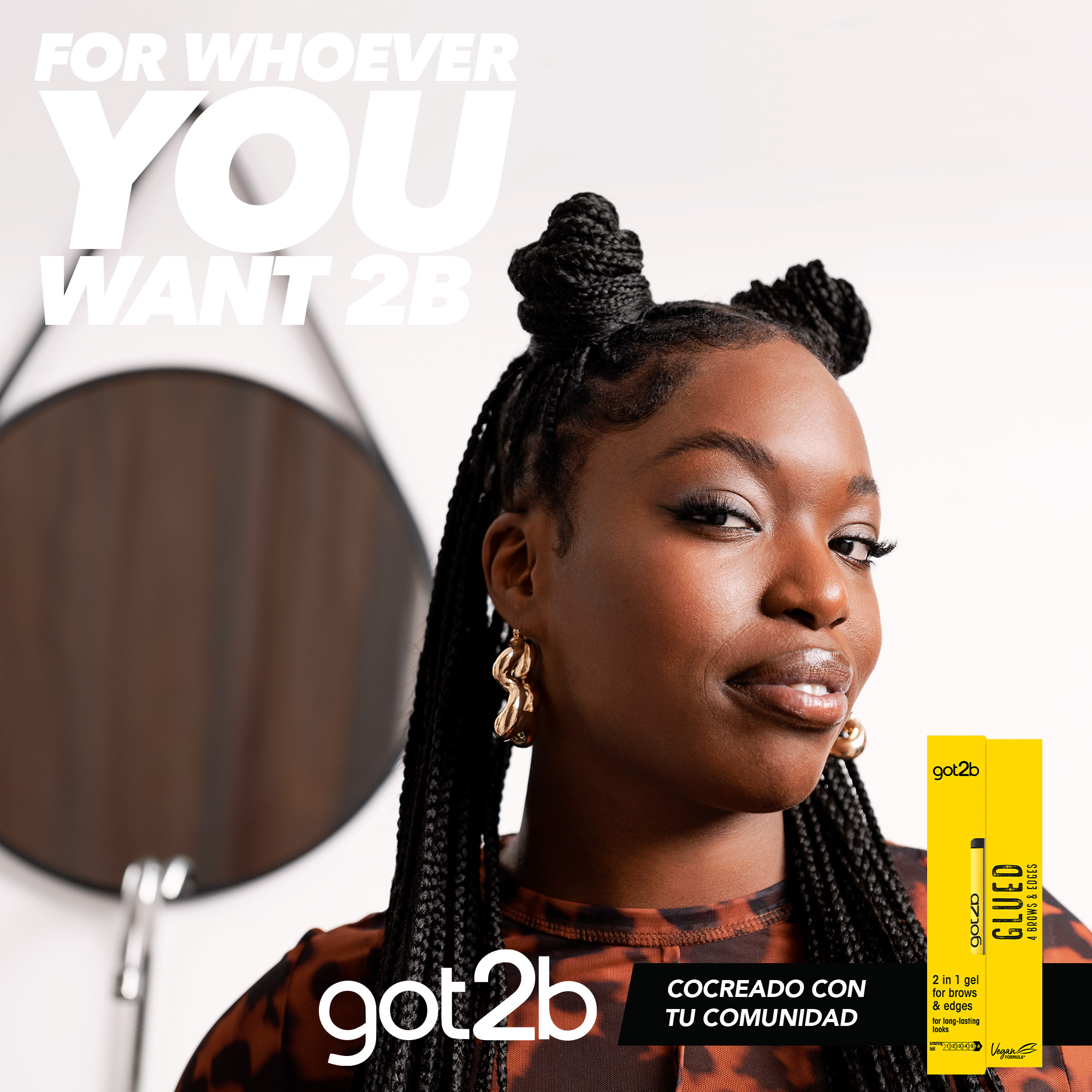 Glued 4 Brows & Edges Gel para cejas · detalle 5