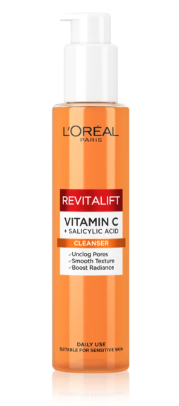 L'Oréal París Espuma Limpiadora Revitalift Clinical Vitamin C + Ácido Salicílico