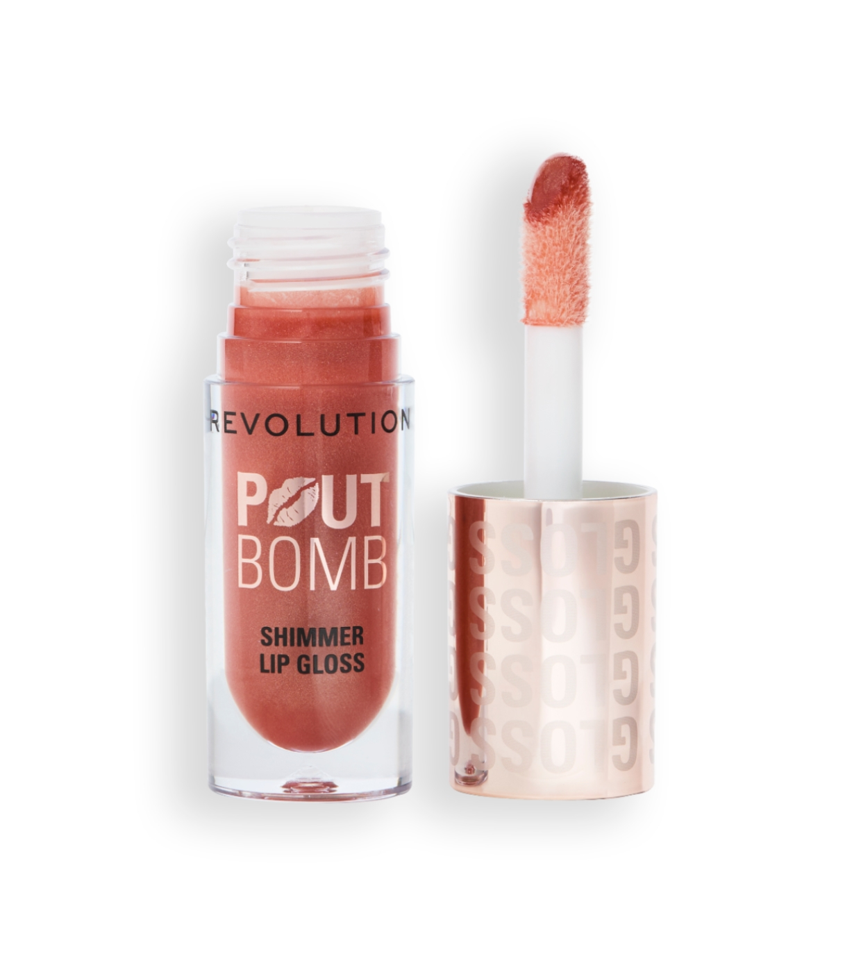 Revolution Brillo de Labios Pout Bomb Shimmer Lip Gloss