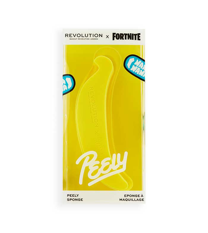 Revolution Fortnite Peely Banana Esponja de Maquillaje