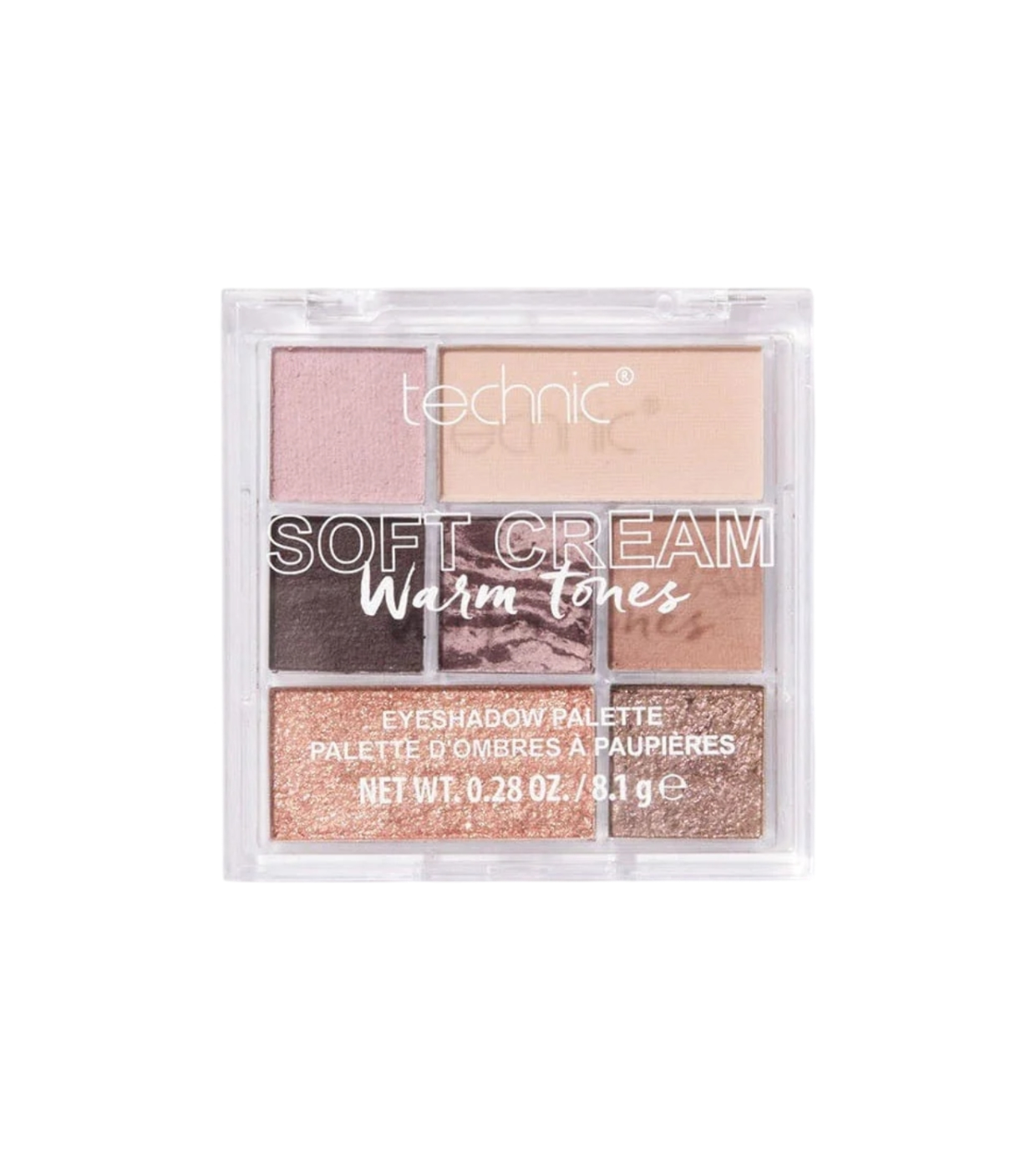 Technic Paleta de Sombras Soft Cream Warm Tones
