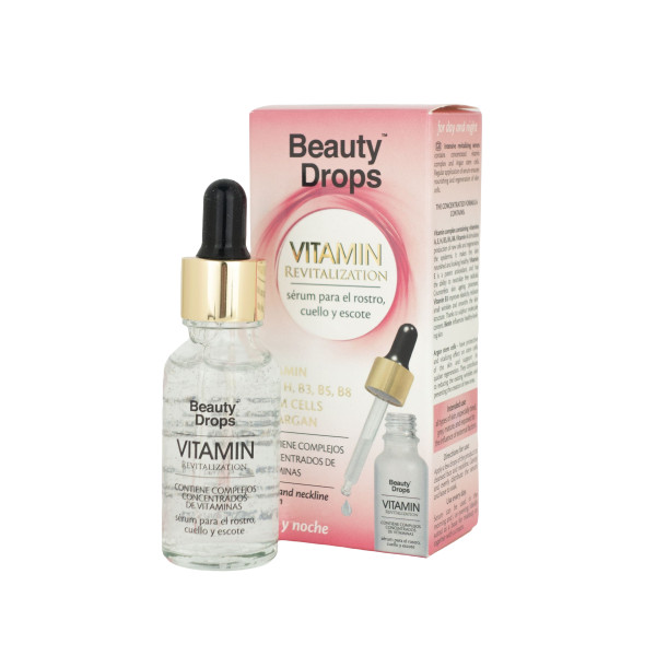 Beauty Drops Vitamin Revitalization Serum pour le visage, le cou et le  décolleté
