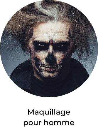 MAQUILLAGE D'HALLOWEEN POUR HOMME